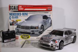 Kyosho - A boxed Kyosho 1:10 scale nitro RC Mercedes Benz C Class DTM Version.