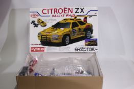 Kyosho - A boxed Kyosho #3163 1:10 scale electric RC Citroen ZX Rallye Raid kit.