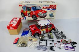 Tamiya - A constructed Tamiya 58163 1:10 electric RC FWD Racing Car 'Rover Mini Cooper' '94 Monte