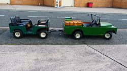 Ride On Land Rover with Trailer