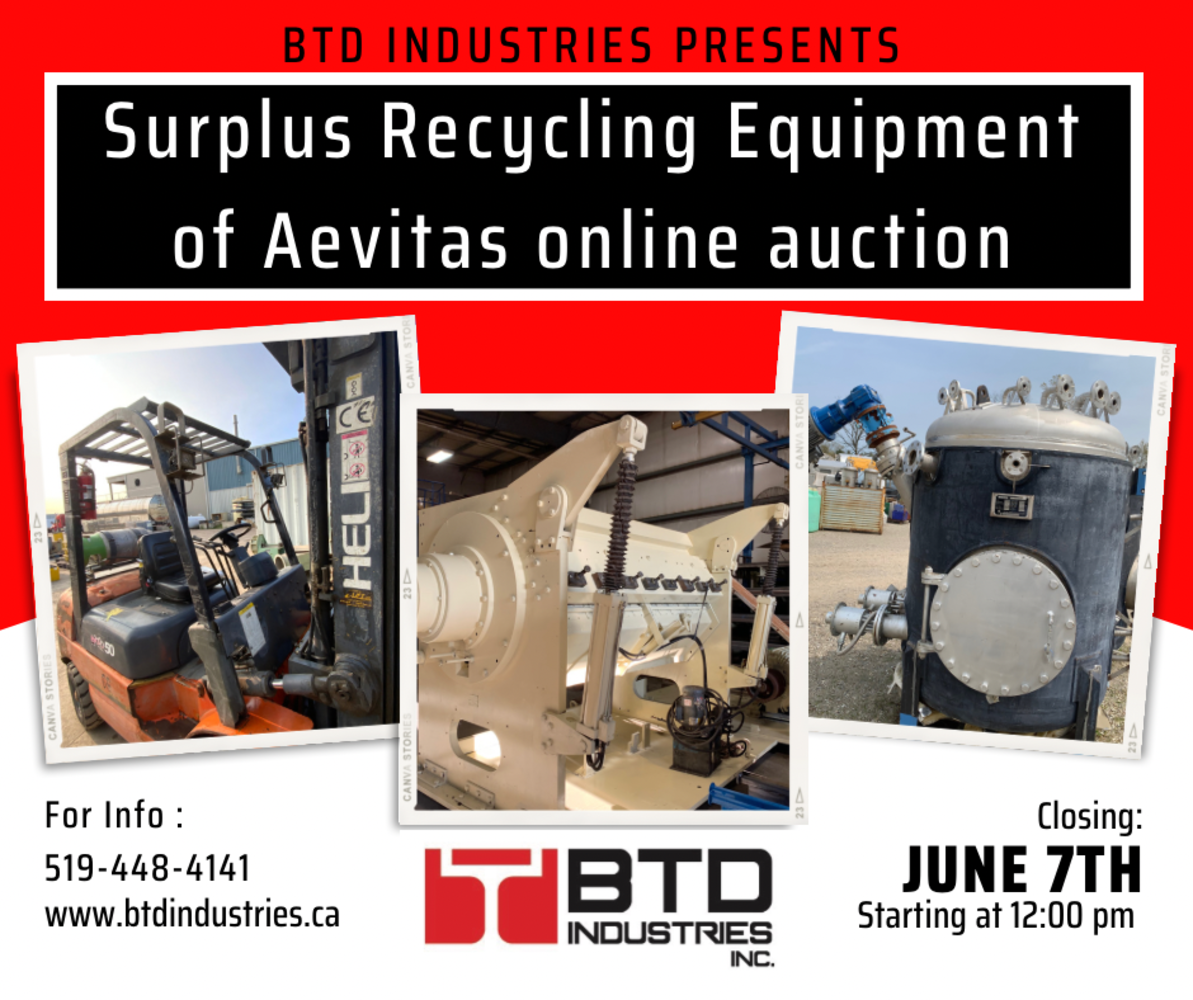 Surplus Recycling Equipment of Aevitas