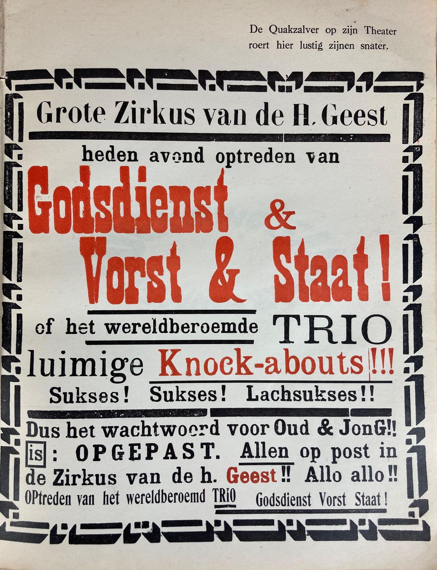 OSTAIJEN, P. v. Bezette stad. Antwerpen, Het Sienjaal, 1921. (154) pp, incl - Bild 2 aus 2