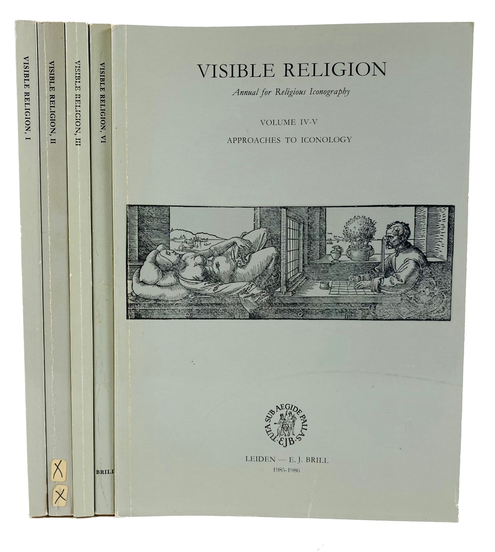 VISIBLE RELIGION. Annual for Religious Iconography. Vols. 1-6. Leiden, Brill, 1982-1988. 6