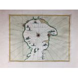 ASIA -- PHILIPPINES -- "MANILHAS BAY". (Dordrecht, c. 1724). Engr. map of Manila bay