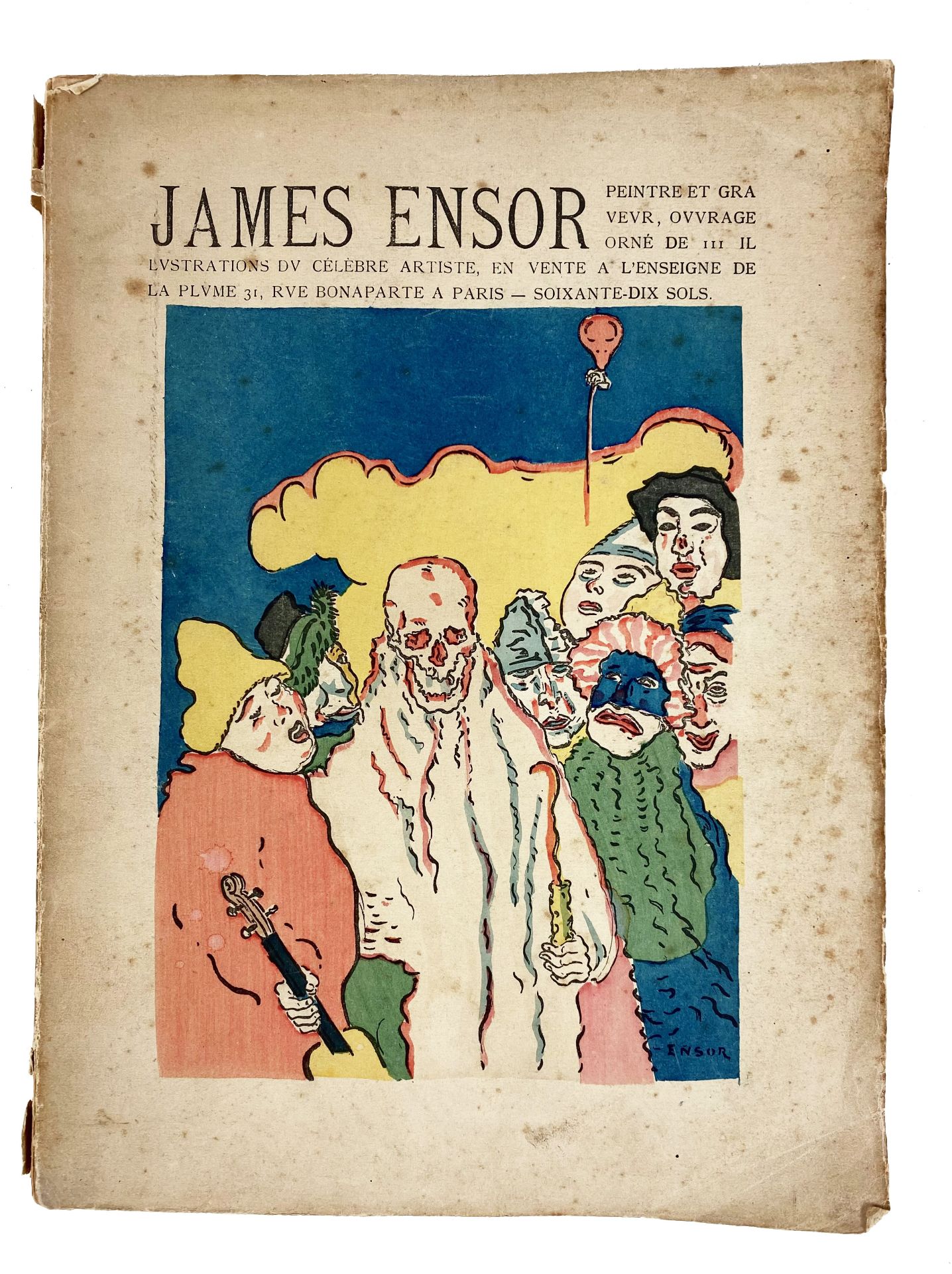 ENSOR -- ROUSSEAU, B., (e.a.). James Ensor, peintre et graveur. Par., La Plume