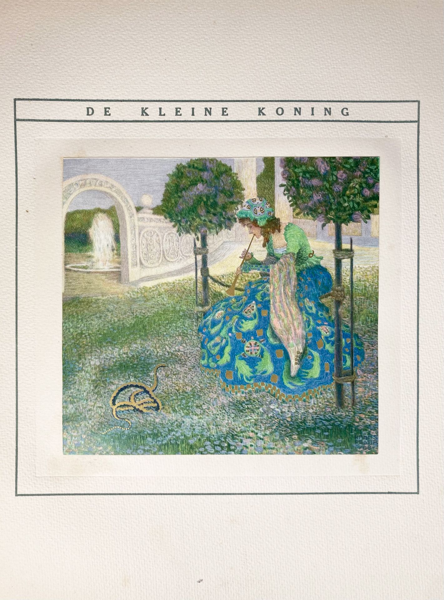 OSTINI, F. v. De kleine koning. Een sprookje bij twaalf platen. Vert - Bild 2 aus 2