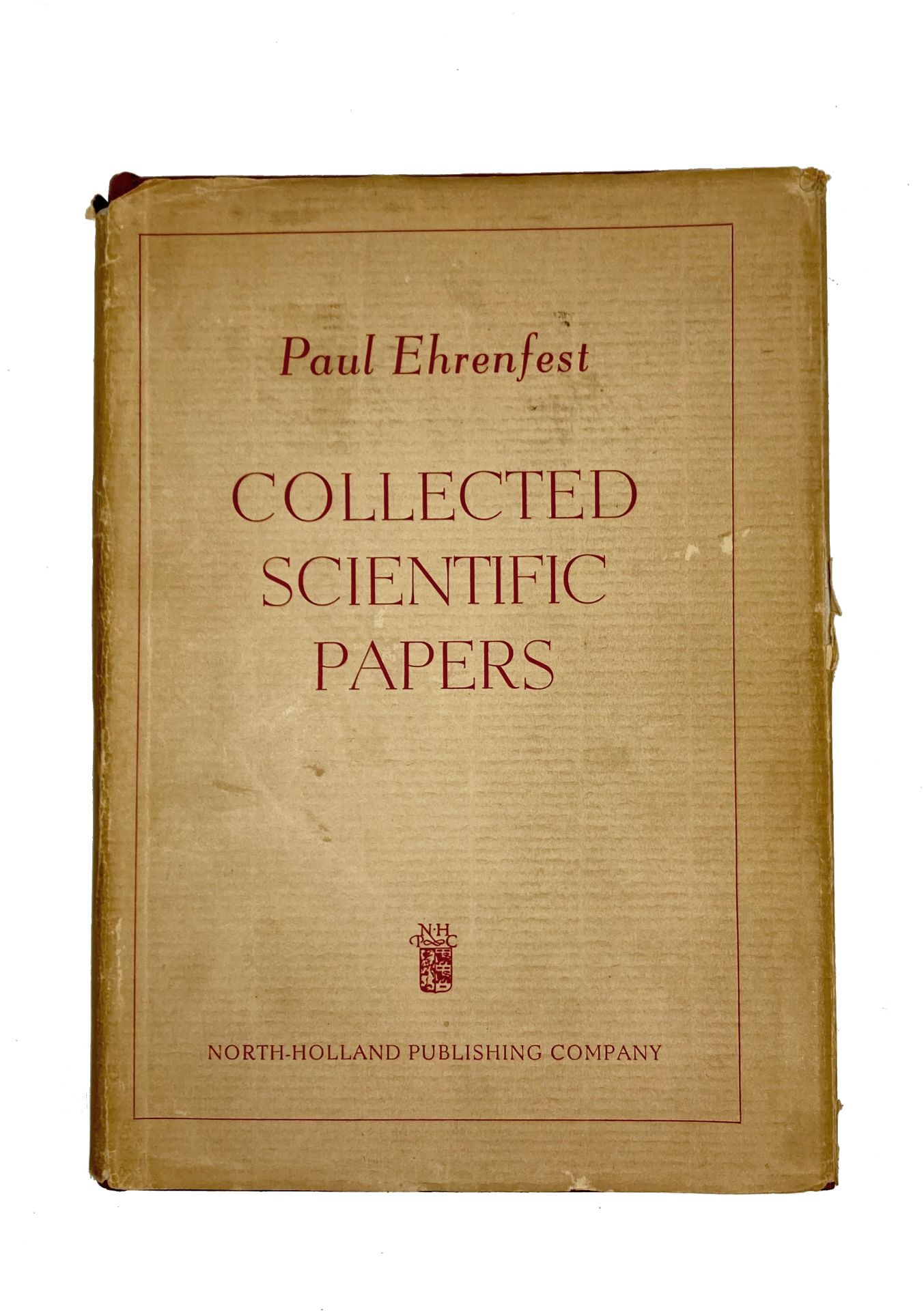 EHRENFEST, P. Collected scientific papers. Ed. by M.J. Klein w. an introd