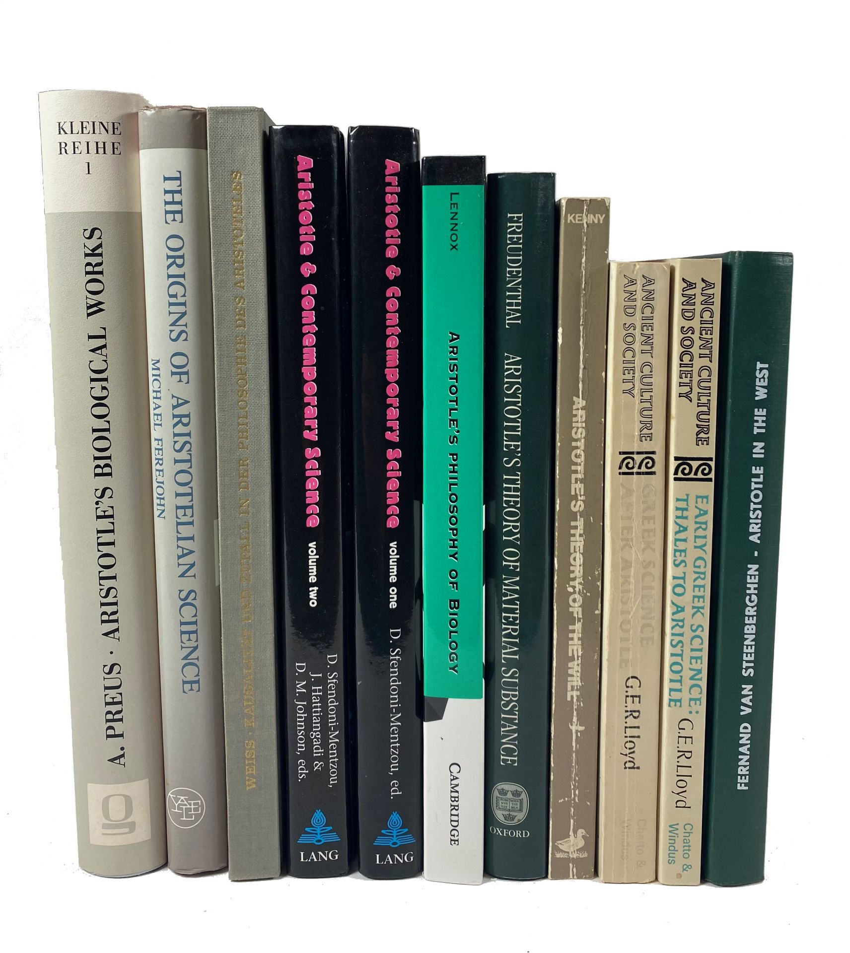 ARISTOTELES -- SFENDONI-MENTZOU, D., ed. Aristotle and contemporary science. (2000-01). 2 vols