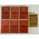 GUTHRIE, W.K.C. A history of Greek philosophy. (1977-83). 6 vols. Lge-8