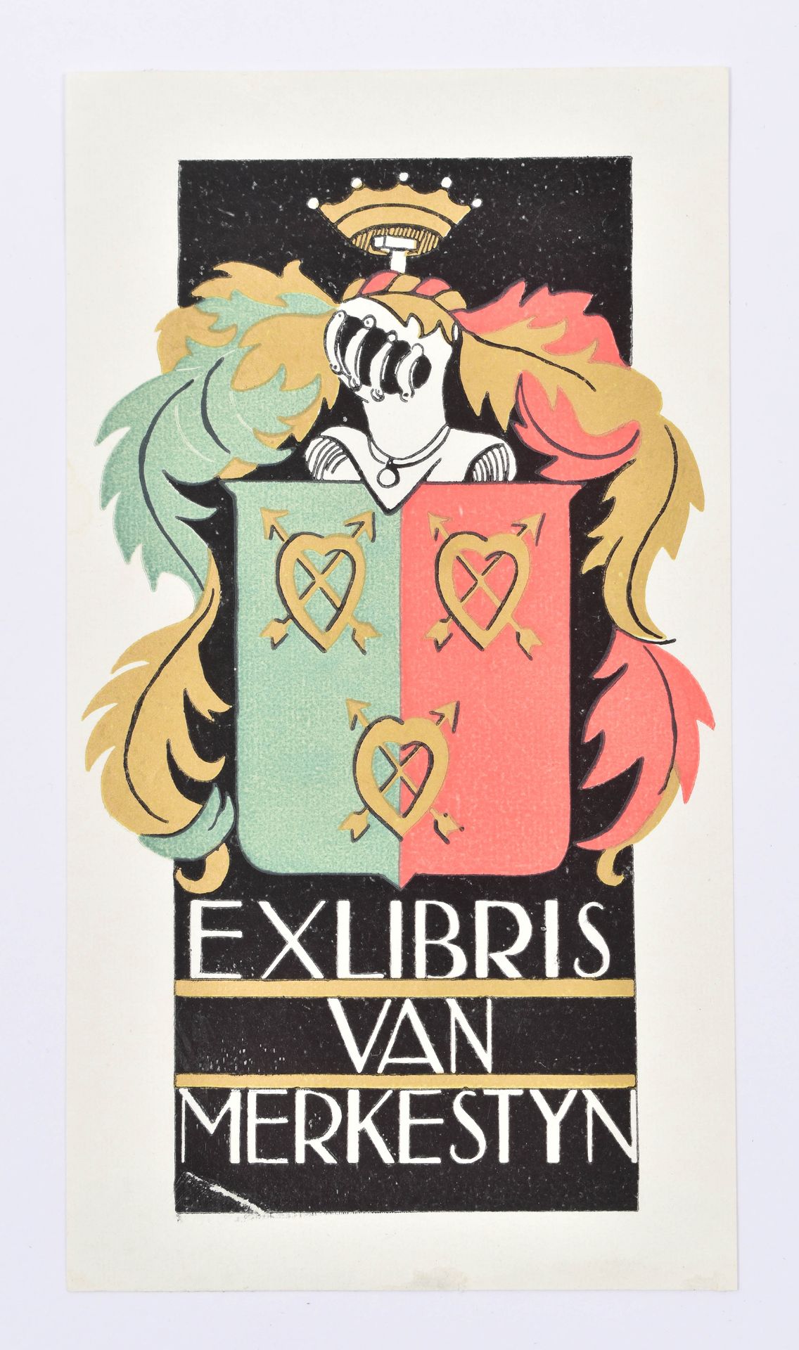 EX LIBRIS -- COLLECTION of 65 woodcut ex libris by J. Bieruma Oosting - Bild 2 aus 13