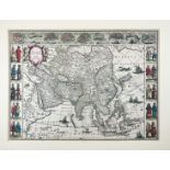 ASIA -- "ASIA NOVITER DELINEATA." Amst., J. Blaeu, (c. 1635). Engr. map by