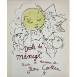 COCTEAU, J. Drôle de ménage. (Paris), Paul Morihien, (1948). W. illustr. by