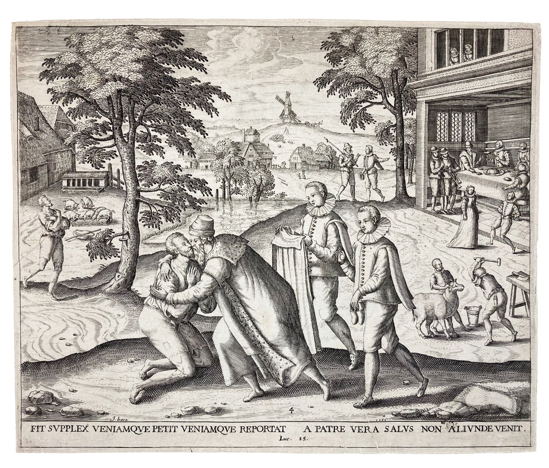 BARA/BARRA, Johan (1581-1634). "Fit supplex veniamque petit veniamque reportat a patre