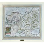 EASTERN EUROPE -- RUSSIA -- "NOVISSIMA RUSSIÆ TABULA". (Amst.?, H. Hondius, 1633). Engr. map