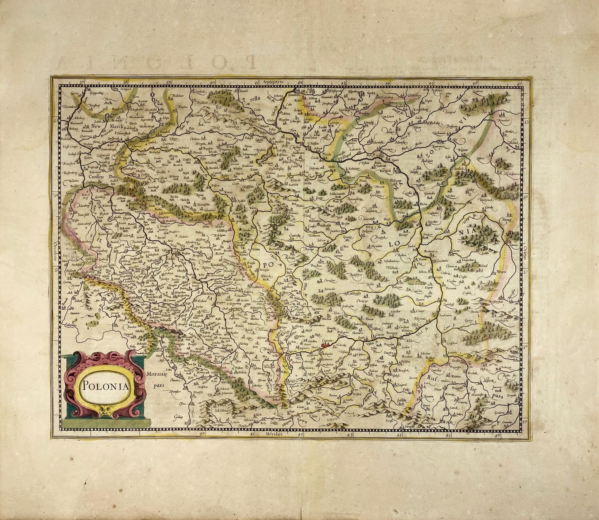 EASTERN EUROPE -- POLAND -- "DUCATUS OSWIECZENSIS, et Zatoriensis". (Amst., J. Blaeu, 1662). Engr - Bild 3 aus 3