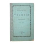 MILL, J.S. Gedachten over vrijheid. Uit het Engelsch. Gron., J.B. Wolters, 1859