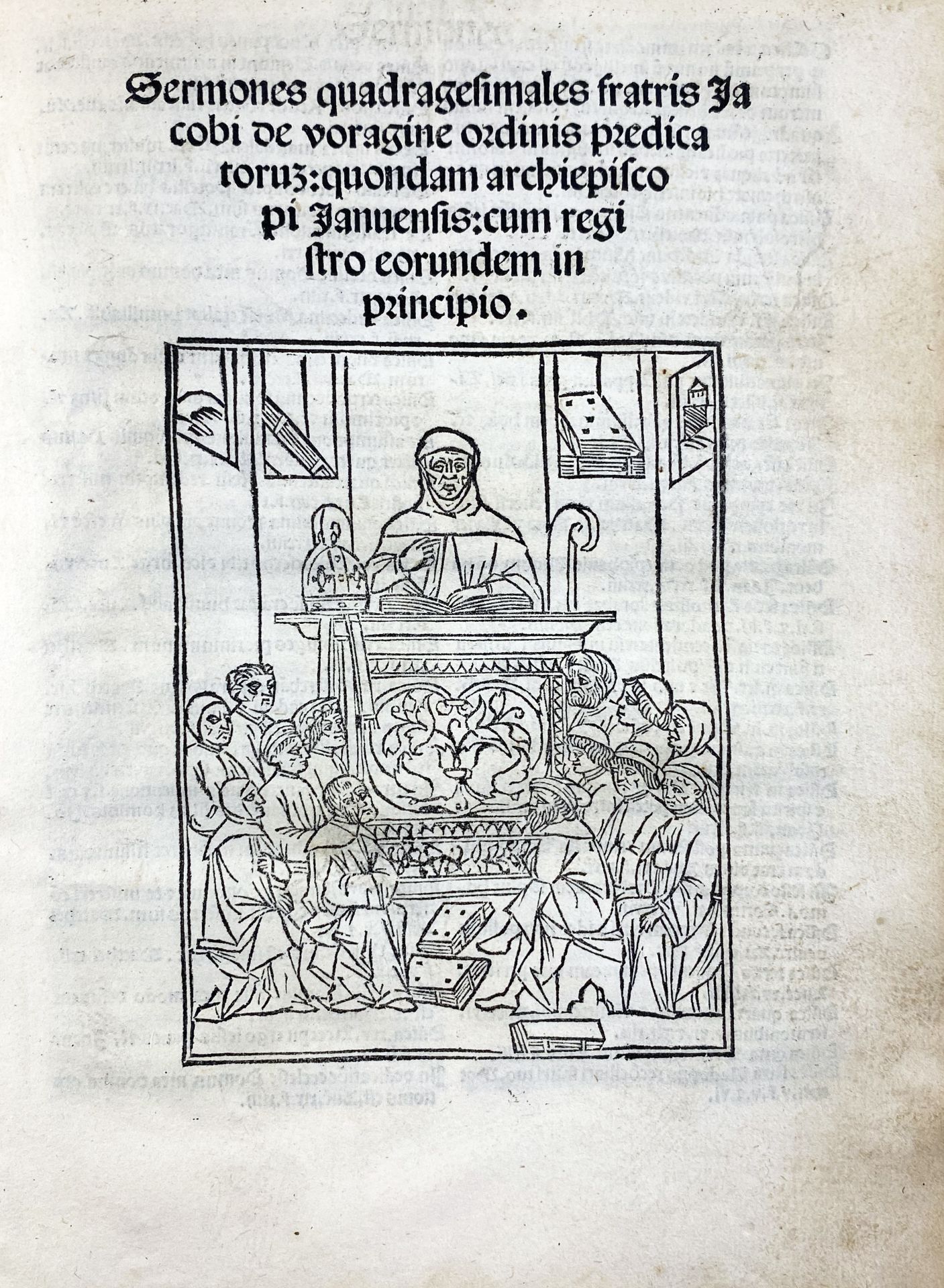 VORAGINE, J. de. Sermones quadragesimales fratris. (=vol. 3). Venice, Simon de Luere