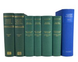 BIO)BIBLIOGRAPHY -- POGGENDORFF, J.C. Biographisch-literarisches Handwörterbuch zur Geschichte der e