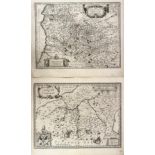 BELGIUM -- "FLANDRIAE PARS OCCIDENTALIS". Amst., H. Hondius, (1638). Engr. plain map. 380