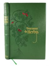 FACSIMILE EDITIONS -- TRACTATUS DE HERBIS. British Library Egerton MS 747. Lond., Folio