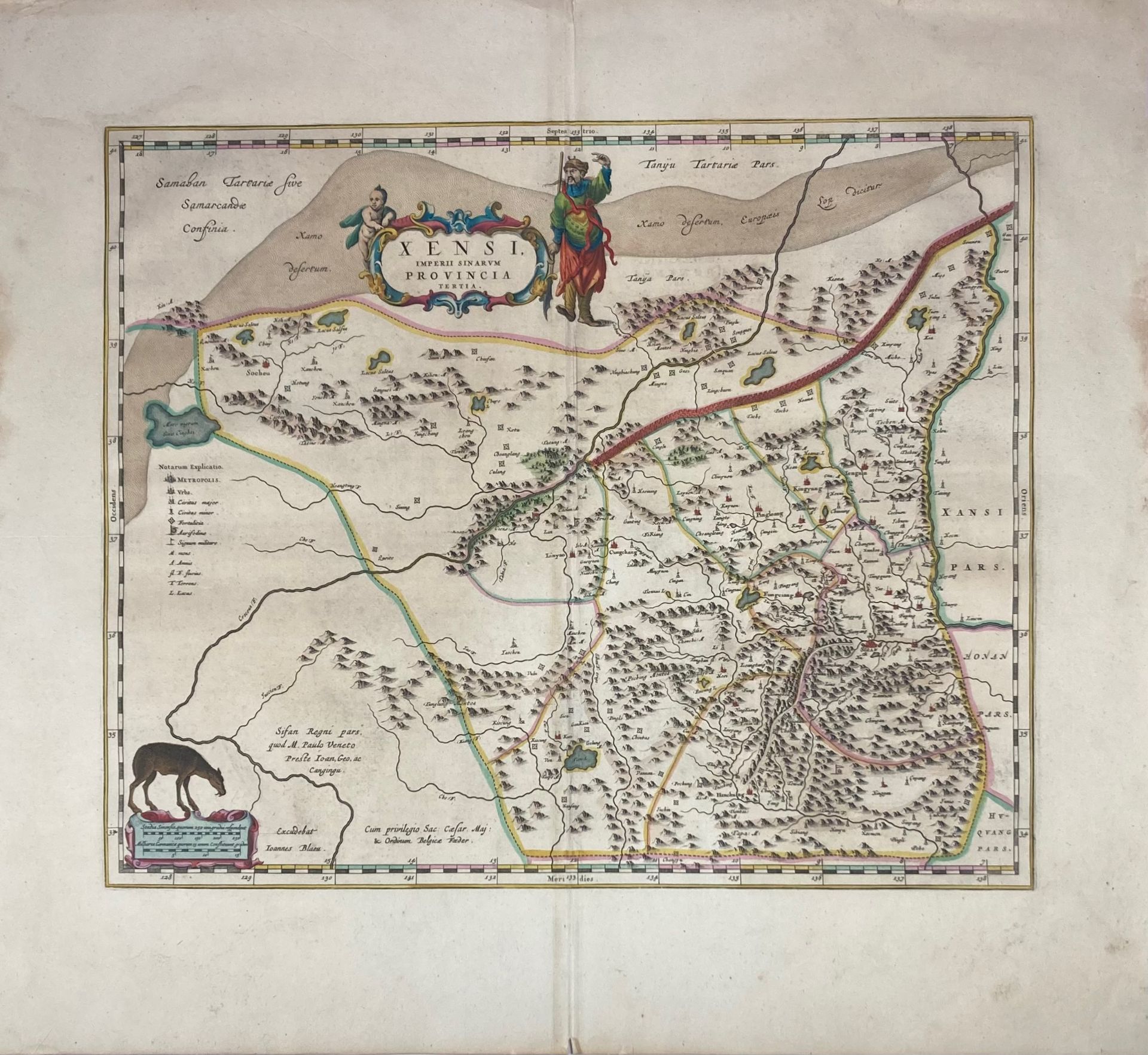 ASIA -- CHINA -- "IUNNAN IMPERII Sinarum Provincia Decimaquinta". (Amst., J. Blaeu, 1658-59). Engr - Image 2 of 4