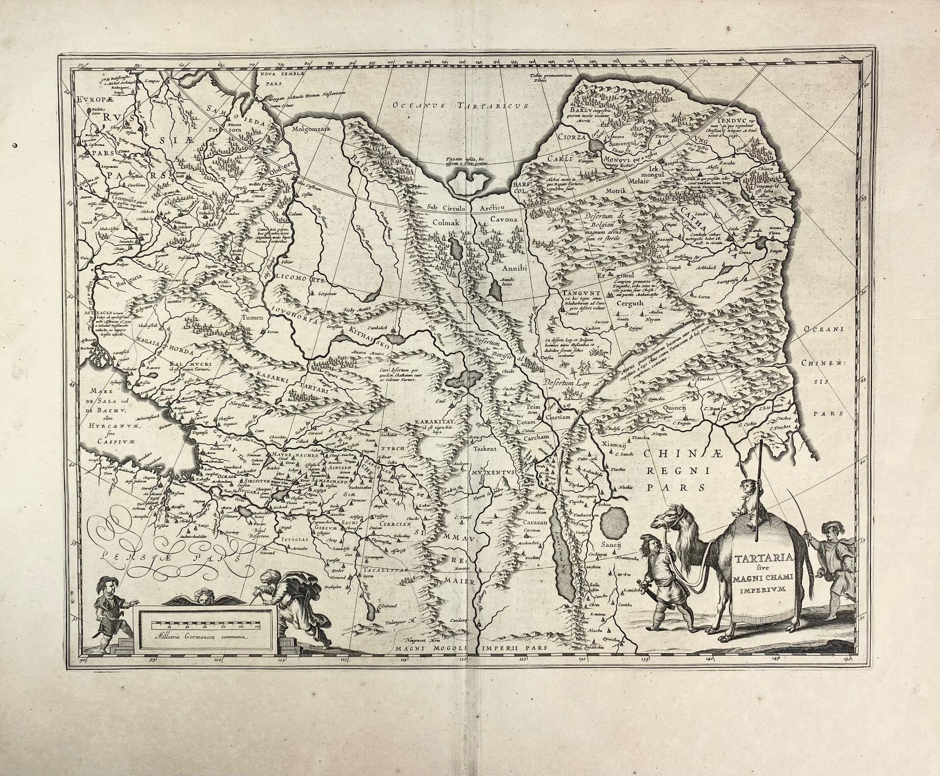 ASIA -- "TARTARIAE SIVE MAGNI CHAMI REGNI". (Amst., J. & G. Blaeu, c. 1640