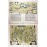 LOW COUNTRIES -- BLAEU -- "TABULA BERGARUM ad Zomam Stenbergae. (Amst., Blaeu, 1663). Engr