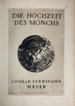 MEYER, C.F. Die Hochzeit des Mönchs. Vienna/Lpz., Avalun-Verlag, 1921. 152