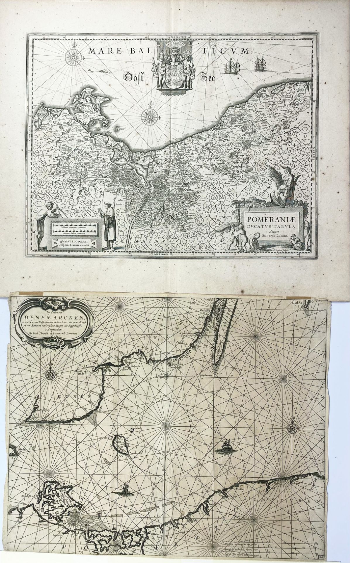 GERMANY/BALTIC -- "NOVA FAMIGERABILIS INSULAE ac ducatus Rugiae descriptio". (Amst., J. Hondius - Image 2 of 2