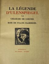 MASEREEL -- COSTER, C. de. La légende d'Ulenspiegel. Introd. C. Huysmans. Antw., De