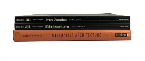PETER ZUMTHOR. Architecture and urbanism, February 1998, extra edition of A+U