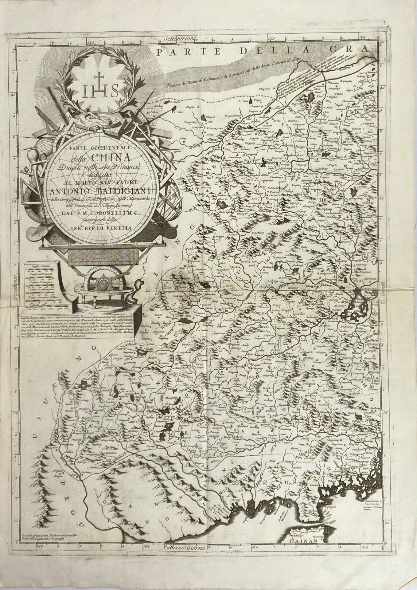 ASIA -- CHINA -- "IUNNAN IMPERII Sinarum Provincia Decimaquinta". (Amst., J. Blaeu, 1658-59). Engr - Image 4 of 4