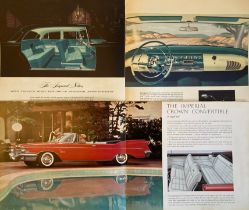 CAR BROCHURES -- CHRYSLER MOTORS CORPORATION -- COLLECTION of 11 full colour promotional brochures