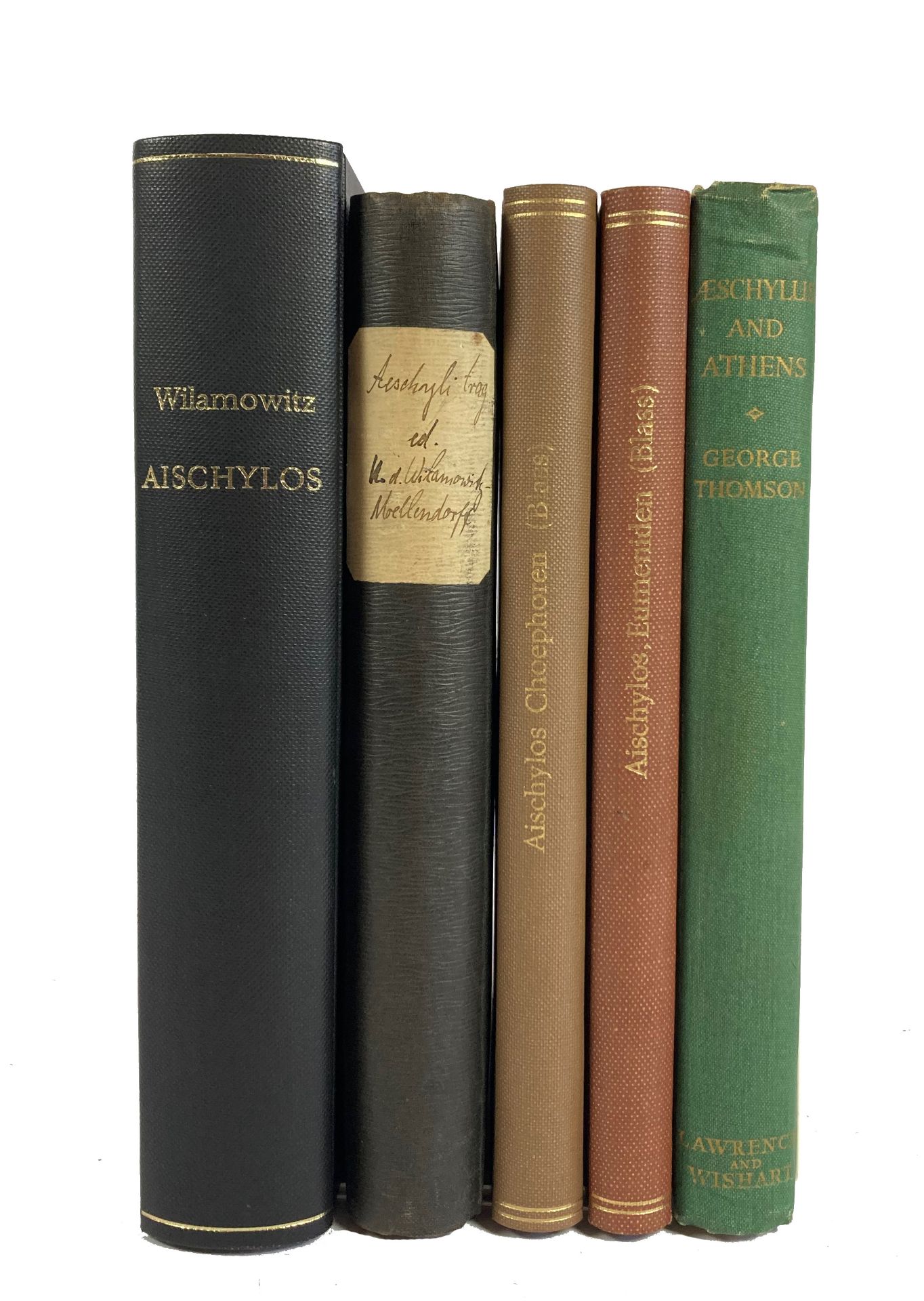 AESCHYLUS. Tragoediae. Ed. U. Wilamowitz-Moellendorff. 1914. Ocl. -- U. v. WILAMOWITZ - MOELLENDORFF