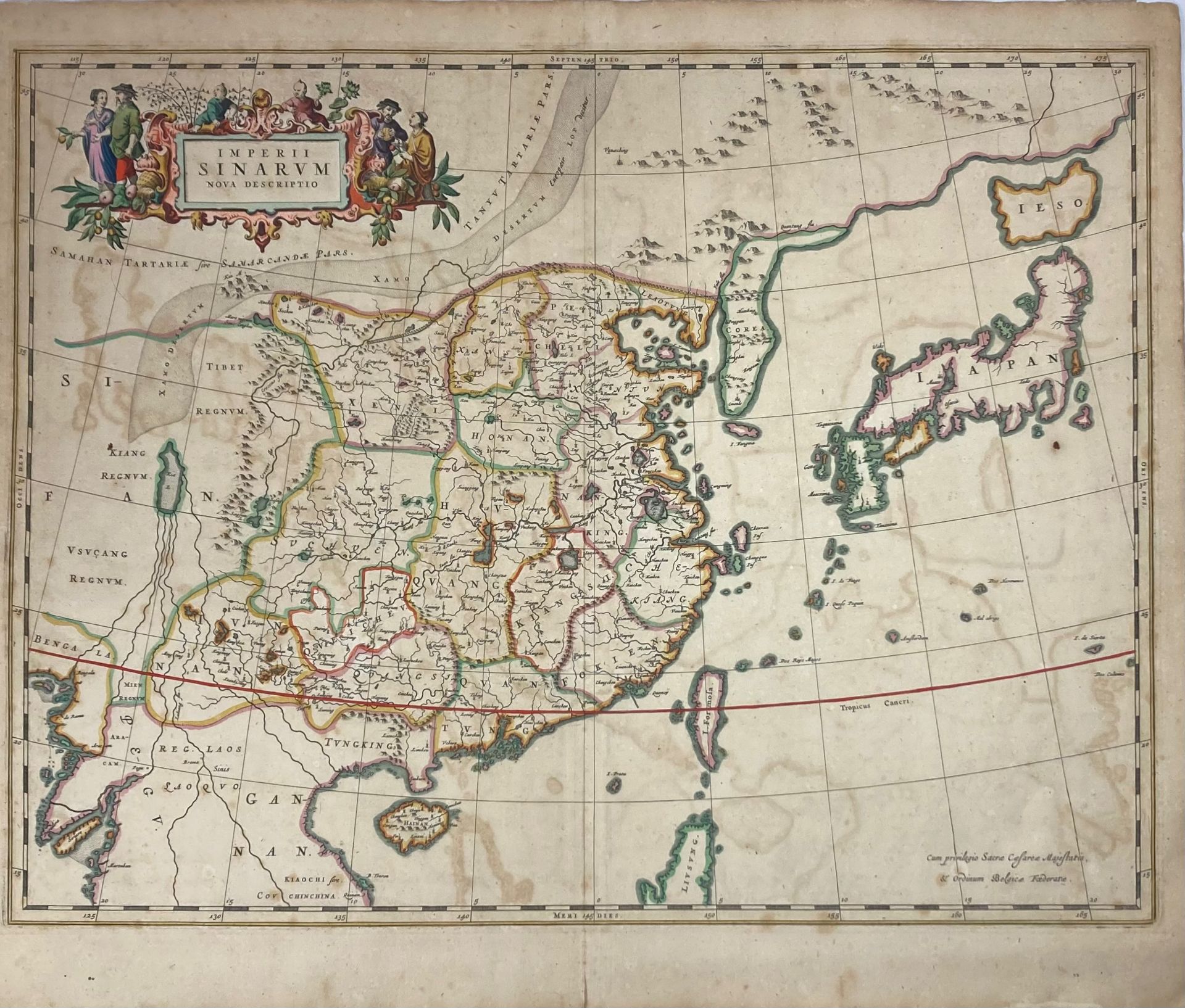 ASIA -- CHINA -- "IUNNAN IMPERII Sinarum Provincia Decimaquinta". (Amst., J. Blaeu, 1658-59). Engr - Image 3 of 4