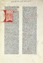 LEONARDUS DE UTINO (c. 1400-1470). Sermones quadragesimales de legibus dicti. Vicenza, Stephan