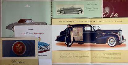 CAR BROCHURES -- CADILLAC -- PRESENTING AMERICA'S most distinguished Motor Cars: the new Cadillac