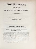 BECQUEREL, H. -- COLLECTION of six early papers on radioactivity from "Comptes Rendus