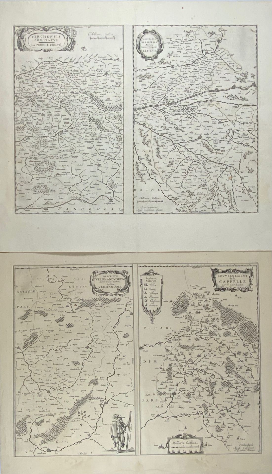 FRANCE -- BLAEU -- COLLECTION of maps of French regions, all taken from Blaeu's - Image 3 of 3