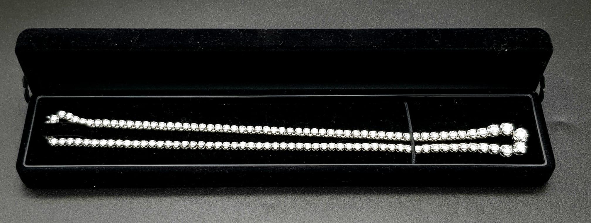 18k White Gold Necklace. 36.9g with 10ct Diamonds, absolutely stunning piece of jewellery. - Image 6 of 7