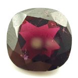 6.23 Ct Pyrope Garnet, Cushion Shape, IGL&I Certified