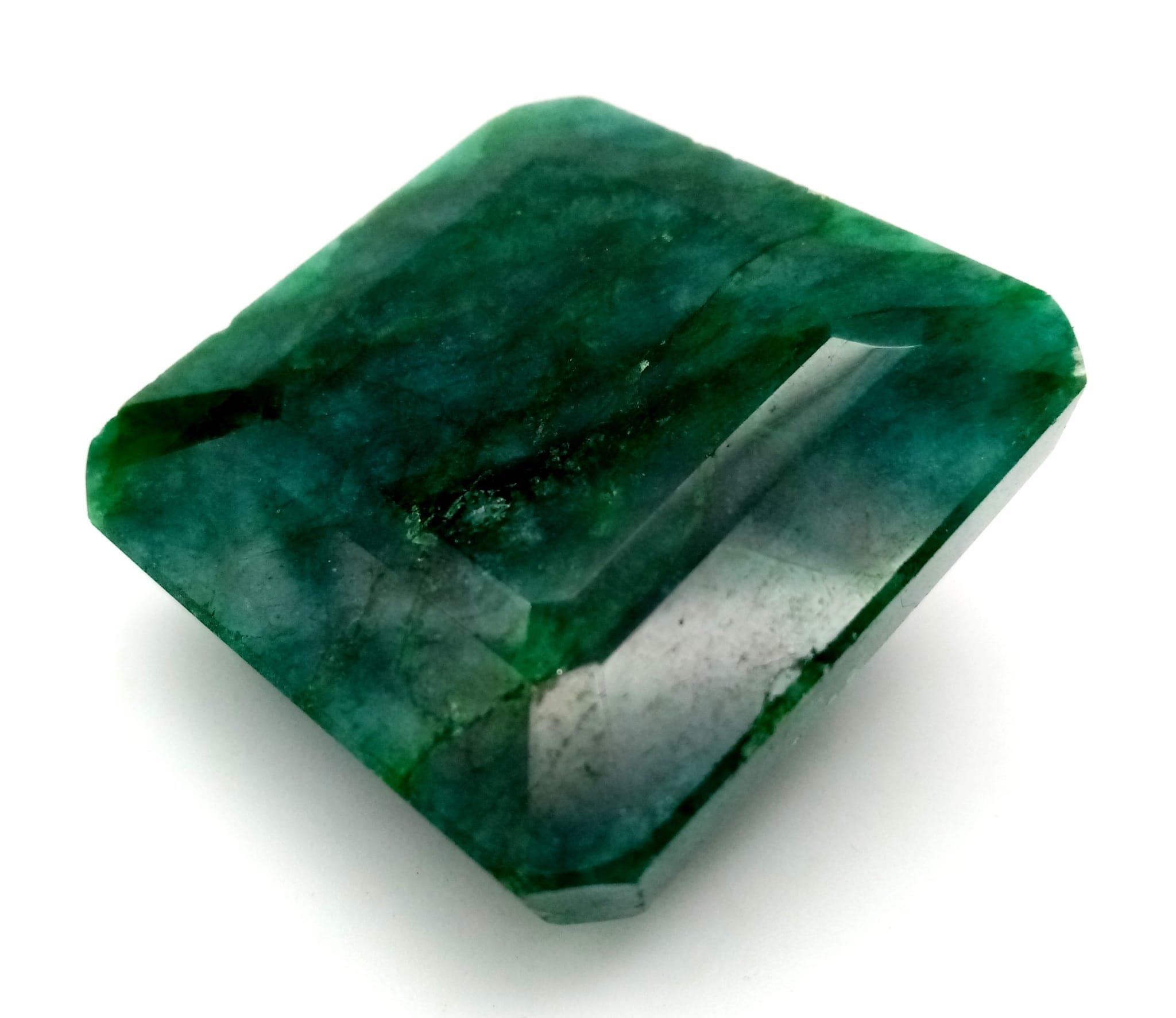 A 241.60ct Mixed Cut Emerald. Octagonal Shape. GLI Certified.