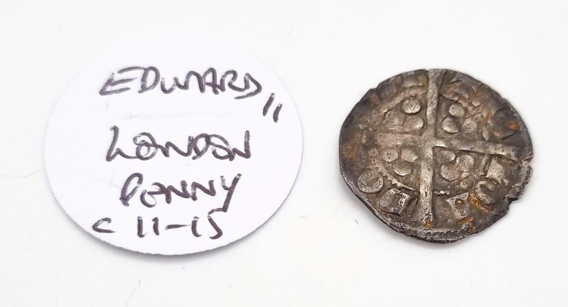 An Edward II Silver Penny, 1455-1463, near fine condition, minted in London. Class 11-15.