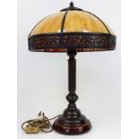 A Vintage Tiffany-Style Mood Lamp. Well constructed, excellent condition and in working order.