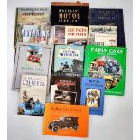 A collection of 13 Vintage Motoring books - some rare. Please see photographs for the full range