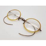 Antique 1920s Japanese Pair of Glasses, from Osaka Japan.