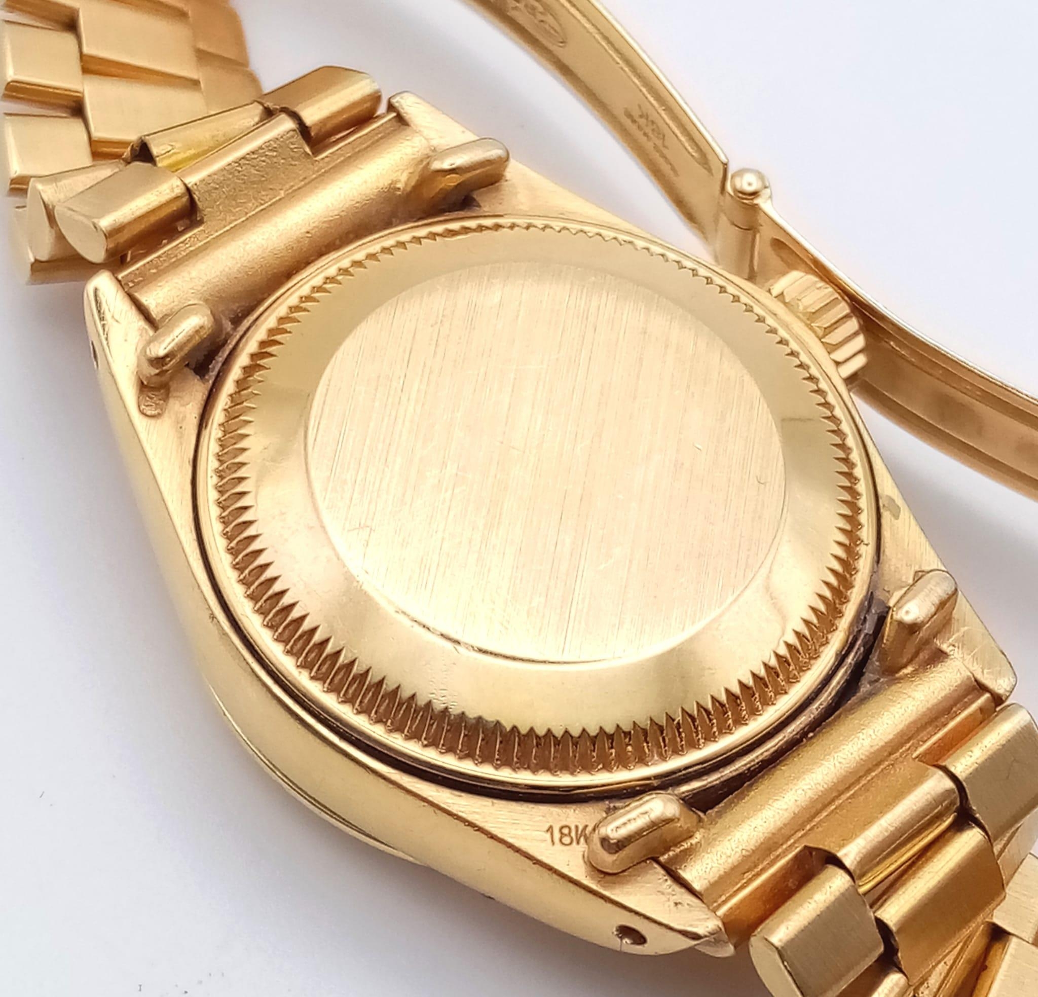 A Gold Rolex Oyster Perpetual Datejust Ladies Watch. Gold bracelet and case - 26mm. Automatic - Image 7 of 9