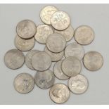 A collection of 20 USA Quarters, America the Beautiful, all 20 coins have different verso, all in