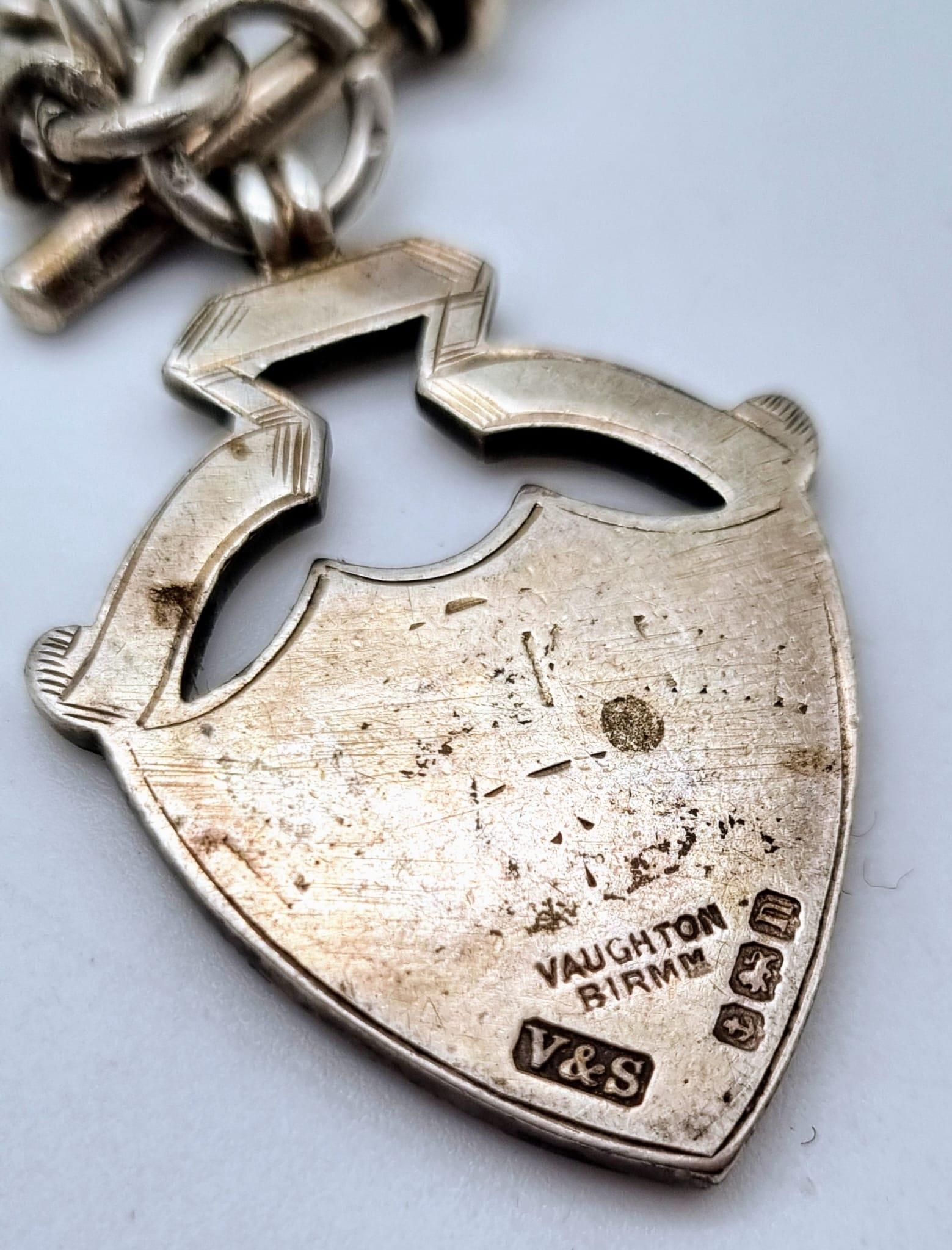 An American Elgin WW2 Naval White Metal H.S.3 Pocket Watch. Military markings on back. Sterling - Image 5 of 5