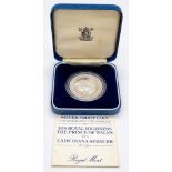 A Royal Mint Silver Proof Coin Commemorating The Marriage of Charles and Diana. In presentation